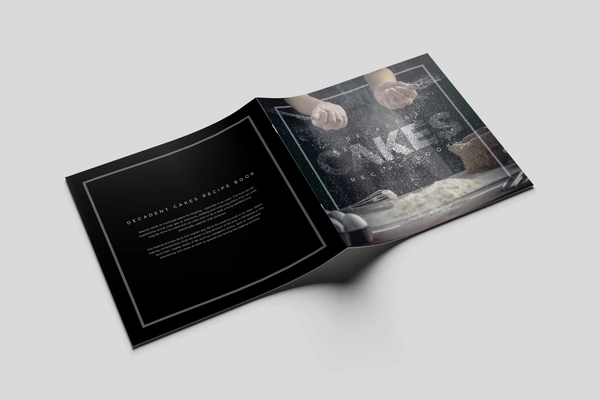  Square Stapled Booklet